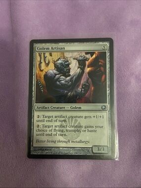 Golem Artisan Magic: The Gathering Card - Gray Artifact Creature